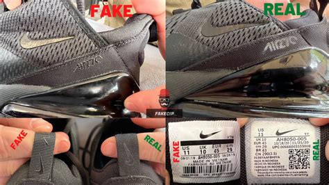 nike air max 270 fake vs real|knock off nike 270.